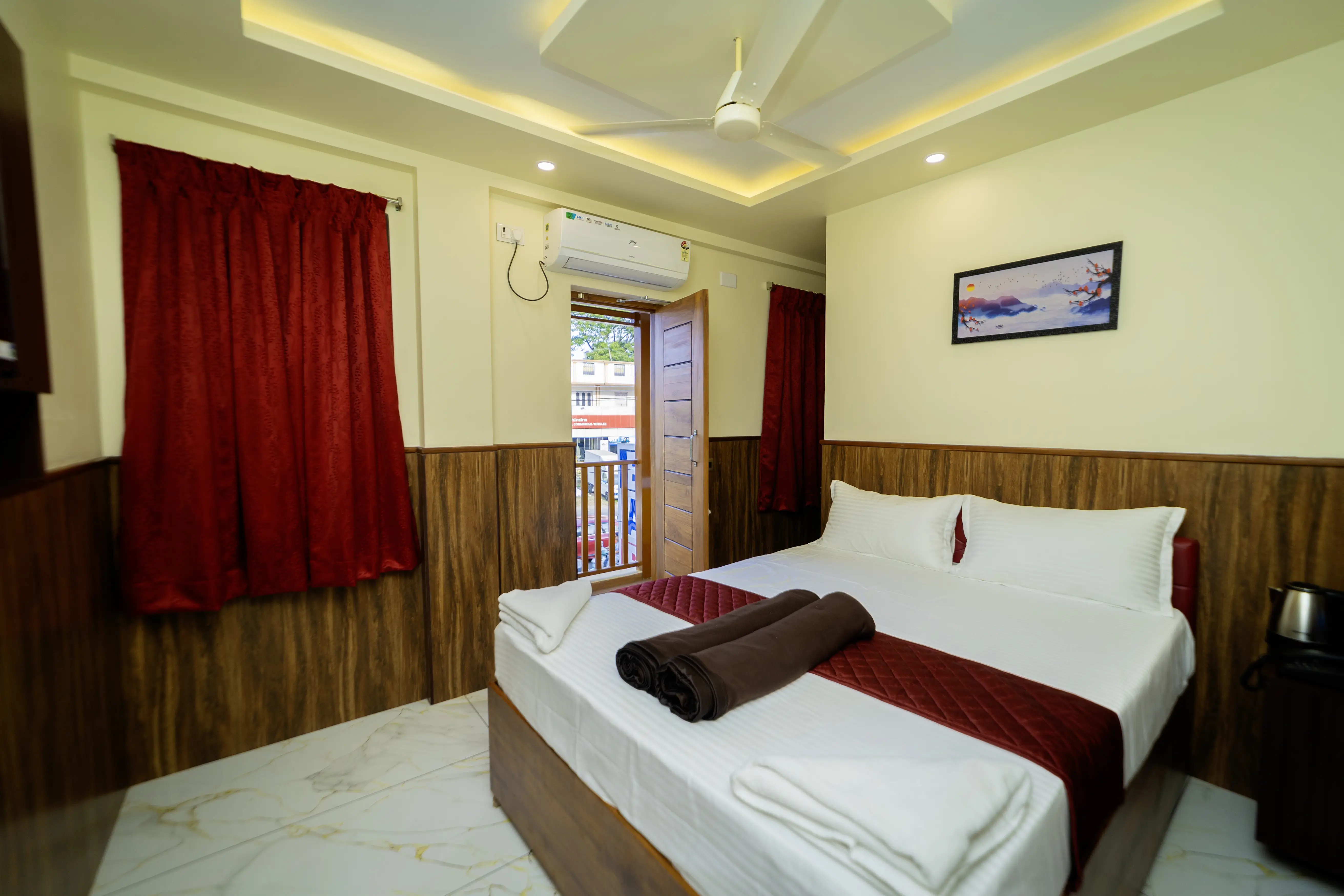 French City Hotel Room with Balcony